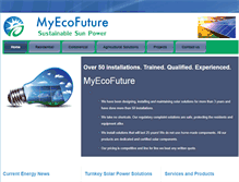 Tablet Screenshot of myecofuture.com